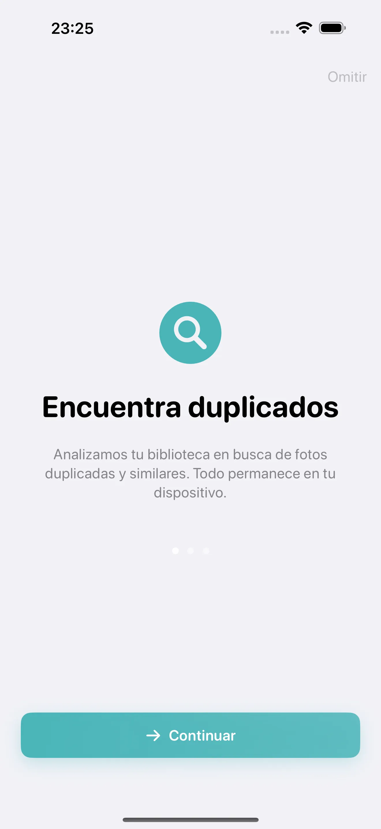 Cleanup onboarding screen welcoming new users to the app