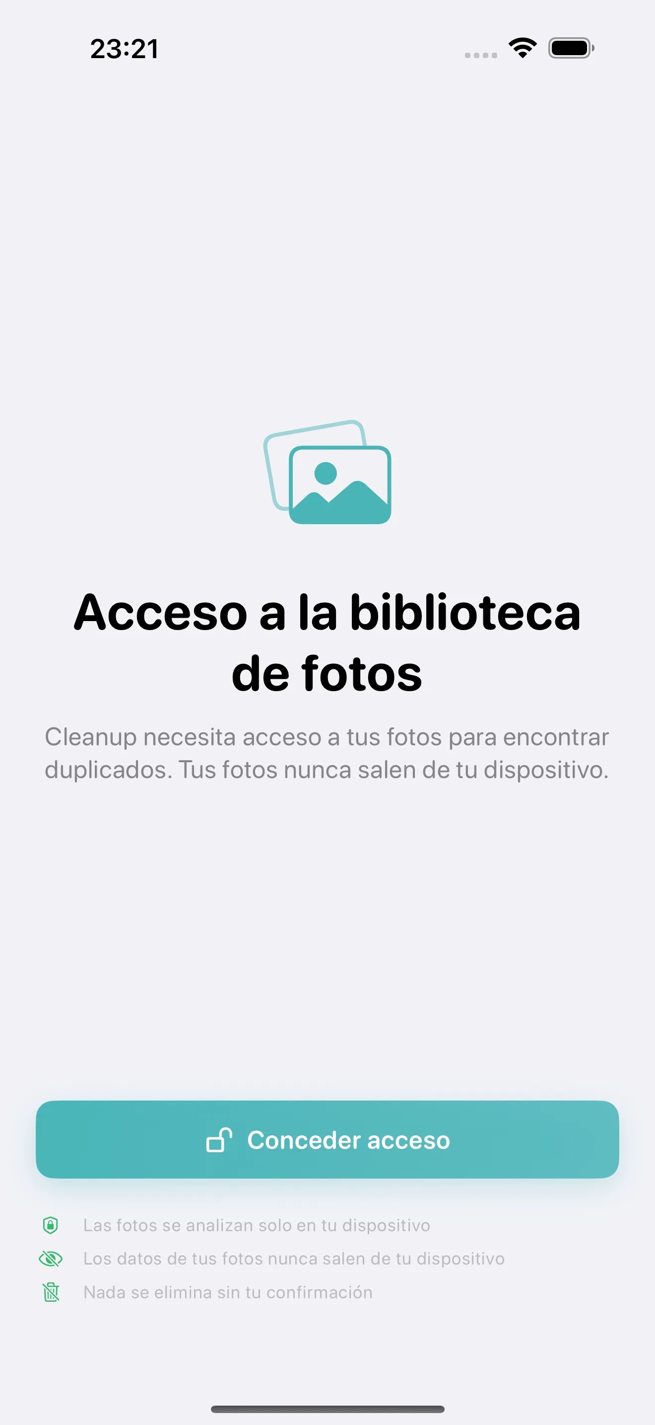 Cleanup scanning your iPhone photo library for duplicates and similar photos