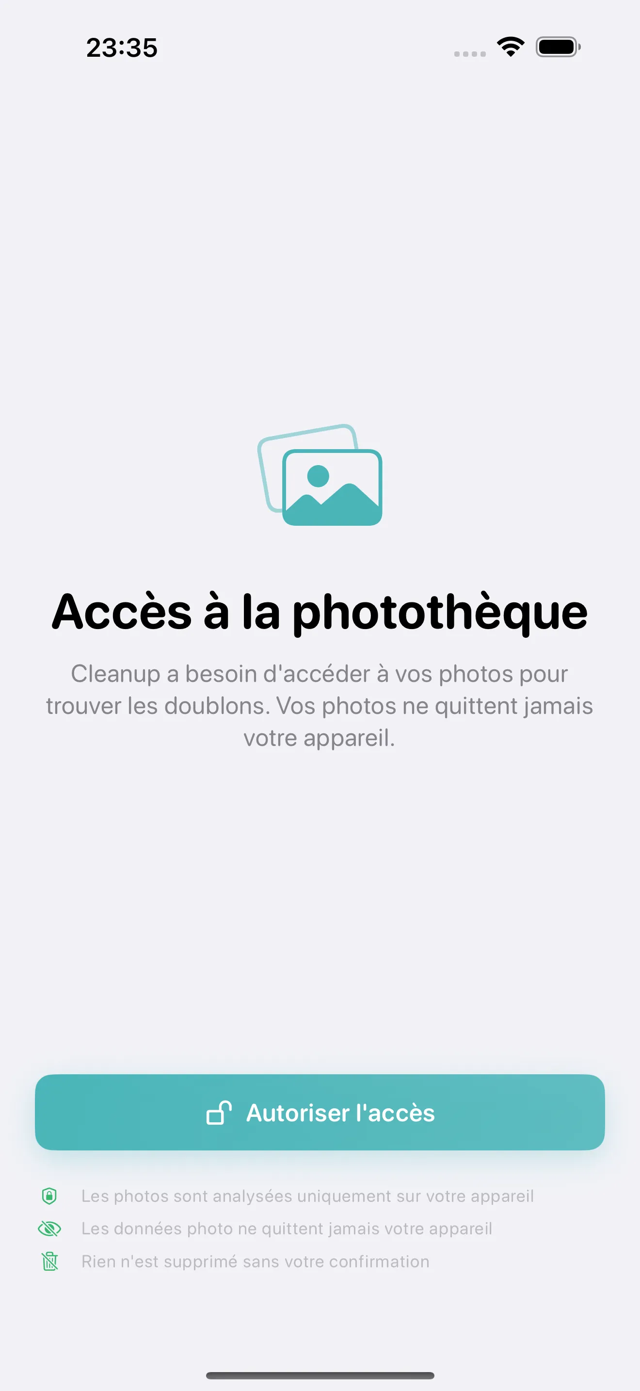 Cleanup scanning your iPhone photo library for duplicates and similar photos