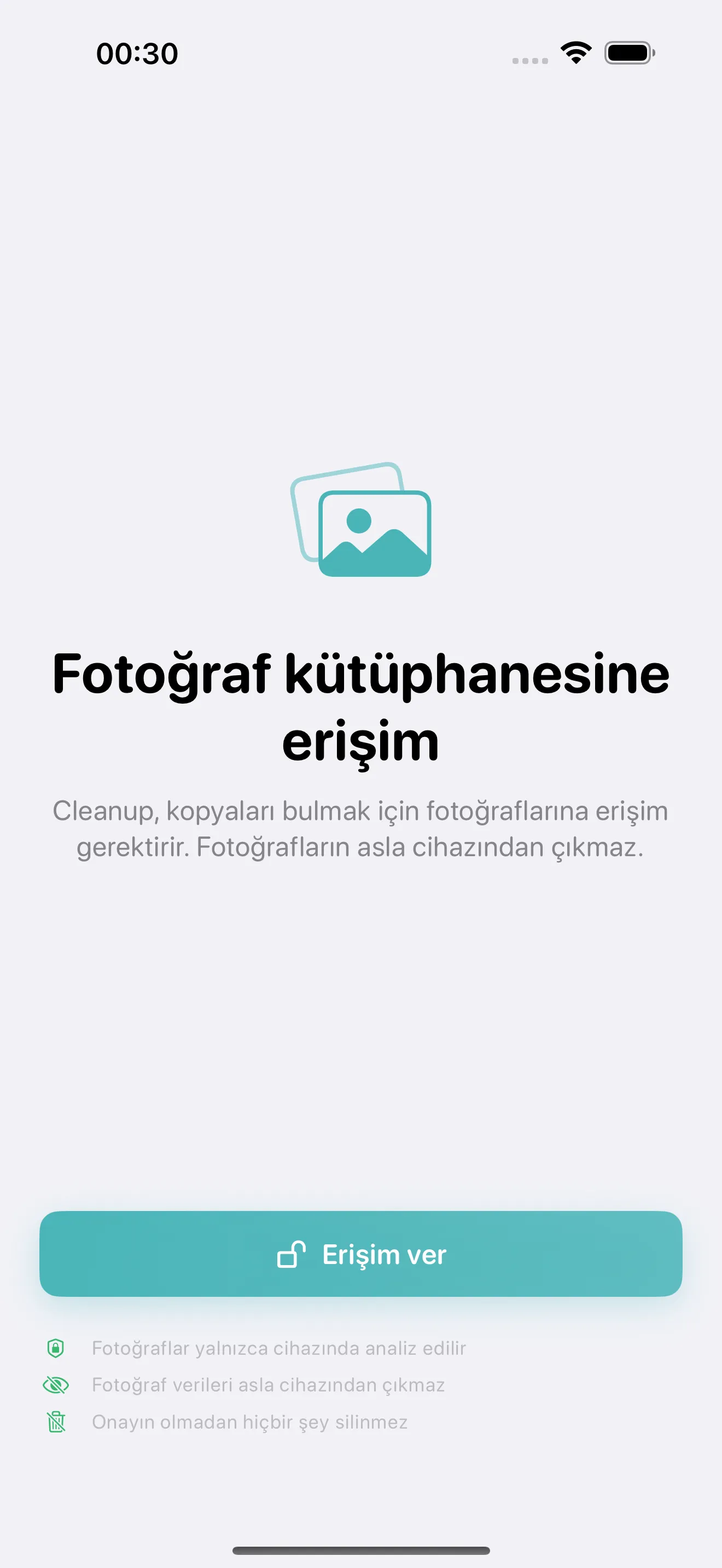 Cleanup scanning your iPhone photo library for duplicates and similar photos